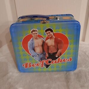 Vintage Y2K 2003 Saved By The Bell "Beef Cakes" Metal Tin Lunch Box